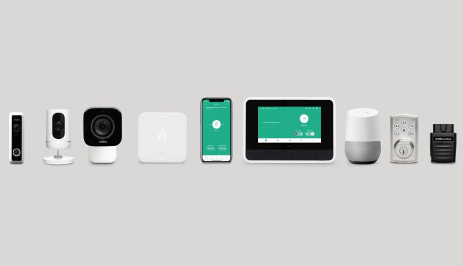 Vivint home security product line in Gainesville